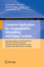 Cover: Computer Applications for Communication, Networking, and Digital Contents - Springer