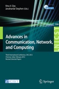 Cover: Advances in Communication, Network, and Computing - Springer