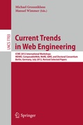 Cover: Current Trends in Web Engineering - Springer