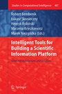 Cover: Intelligent Tools for Building a Scientific Information Platform - Springer