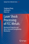 Cover: Laser Shock Processing of FCC Metals - Springer