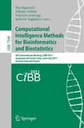 Cover: Computational Intelligence Methods for Bioinformatics and Biostatistics - Springer