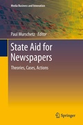 Cover: State Aid for Newspapers - Springer