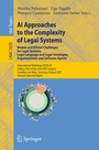 Cover: AI Approaches to the Complexity of Legal Systems - Models and Ethical Challenges for Legal Systems, Legal Language and Legal Ontologies, Argumentation and Software Agents - Springer