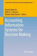 Cover: Accounting Information Systems for Decision Making - Springer
