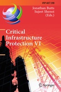 Cover: Critical Infrastructure Protection VI - Springer