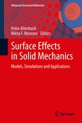 Cover: Surface Effects in Solid Mechanics - Springer