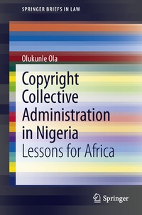 Abbildung von: Copyright Collective Administration in Nigeria - Springer