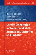 Cover: Service Orientation in Holonic and Multi Agent Manufacturing and Robotics - Springer