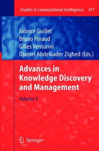 Enlarge image Cover: Advances in Knowledge Discovery and Management - Springer