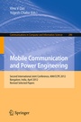 Cover: Mobile Communication and Power Engineering - Springer