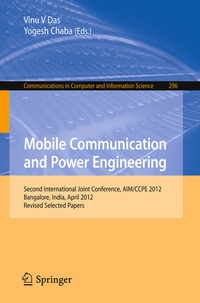 Enlarge image Cover: Mobile Communication and Power Engineering - Springer