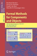Cover: Formal Methods for Components and Objects - Springer