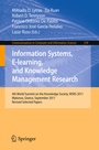Cover: Information Systems, E-learning, and Knowledge Management Research - Springer