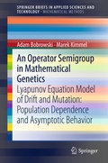 Cover: An Operator Semigroup in Mathematical Genetics - Springer