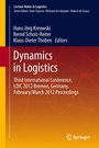 Cover: Dynamics in Logistics - Springer