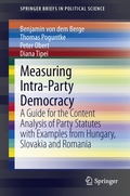 Cover: Measuring Intra-Party Democracy - Springer