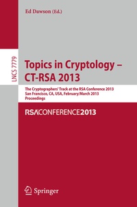 Abbildung von: Topics in Cryptology - CT- RSA 2013 - Springer