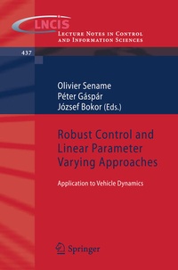 Enlarge image Cover: Robust Control and Linear Parameter Varying Approaches - Springer