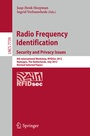 Cover: Radio Frequency Identification: Security and Privacy Issues - Springer