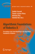 Cover: Algorithmic Foundations of Robotics X - Springer