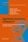 Cover: Algorithmic Foundations of Robotics X - Springer