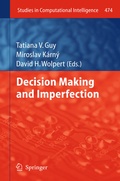 Cover: Decision Making and Imperfection - Springer