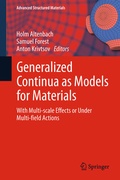 Cover: Generalized Continua as Models for Materials - Springer