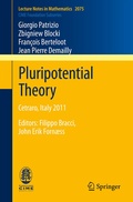 Cover: Pluripotential Theory - Springer