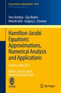 Cover: Hamilton-Jacobi Equations: Approximations, Numerical Analysis and Applications - Springer