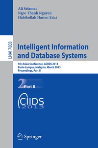 Enlarge image Cover: Intelligent Information and Database Systems - Springer