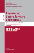 Cover: Engineering Secure Software and Systems - Springer