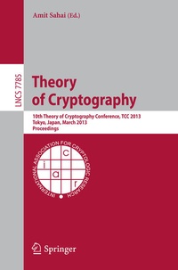 Enlarge image Cover: Theory of Cryptography - Springer