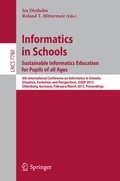 Bild: Informatics in Schools. Sustainable Informatics Education for Pupils of all Ages - Springer