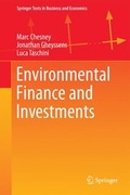 Cover: Environmental Finance and Investments - Springer