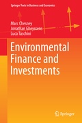 Cover: Environmental Finance and Investments - Springer