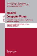Cover: Medical Computer Vision: Recognition Techniques and Applications in Medical Imaging - Springer