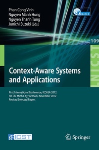 Enlarge image Cover: Context-Aware Systems and Applications - Springer