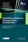 Cover: Mobile Wireless Middleware, Operating Systems, and Applications - Springer