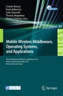 Cover: Mobile Wireless Middleware, Operating Systems, and Applications - Springer
