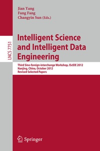 Enlarge image Cover: Intelligent Science and Intelligent Data Engineering - Springer