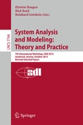 Cover: System Analysis and Modeling: Theory and Practice - Springer