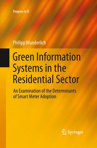 Bild vergrößern Bild: Green Information Systems in the Residential Sector - Springer