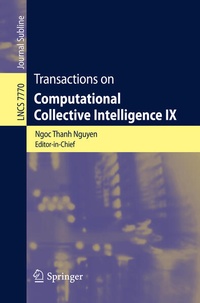 Enlarge image Cover: Transactions on Computational Collective Intelligence IX - Springer