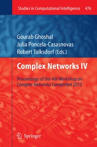 Enlarge image Cover: Complex Networks IV - Springer