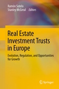 Cover: Real Estate Investment Trusts in Europe - Springer