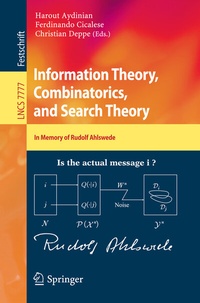 Abbildung von: Information Theory, Combinatorics, and Search Theory - Springer