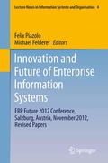 Cover: Innovation and Future of Enterprise Information Systems - Springer