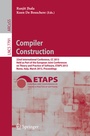 Cover: Compiler Construction - Springer