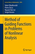 Cover: Method of Guiding Functions in Problems of Nonlinear Analysis - Springer